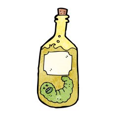 cartoon tequila
