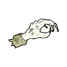 Cartoon Zombie Hand N51