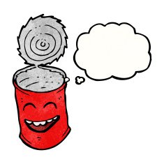 canned food cartoon character N2