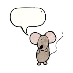 child's drawing of a mouse N4