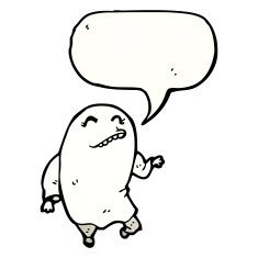 cartoon ghost costume N44