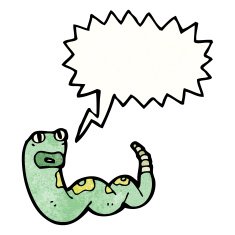 cartoon hissing snake N70
