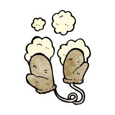 Cartoon Winter Mittens N8