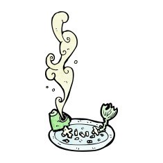 cartoon smelly old fish bones N2
