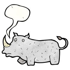 Cartoon Rhino N8