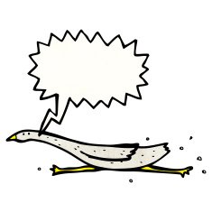 running goose cartoon N3