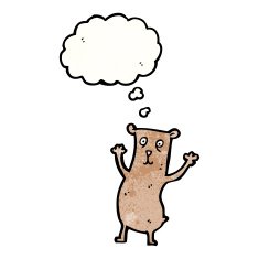 Cartoon funny bear N22