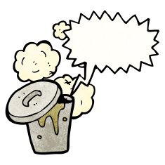 gross rubbish bin cartoon N5
