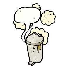 gross rubbish bin cartoon N6