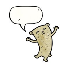 Dancing Bear Cartoon N6