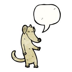 cartoon talking dog N3
