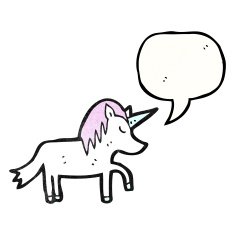 Cartoon Unicorn N75