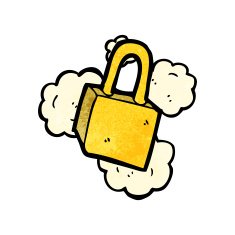 Cartoon Padlock N59