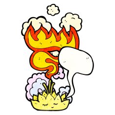 lotus flower with speech bubble cartoon N6