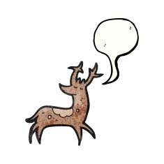 Cartoon Reindeer N110