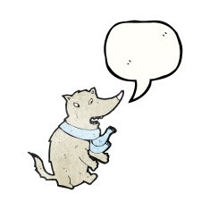cute wolf cartoon N3