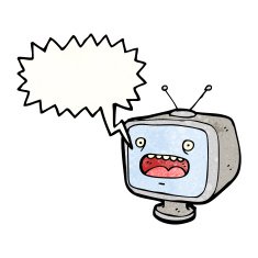 cartoon television set (raster version) N5