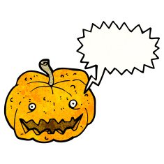 cartoon halloween pumpkin N71