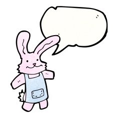 Cartoon Rabbit N216
