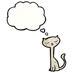 Cute cartoon cat N68