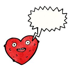 cartoon funny love heart N12
