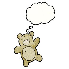 cartoon teddy bear N507