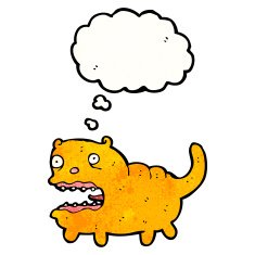 funny cartoon cat N275