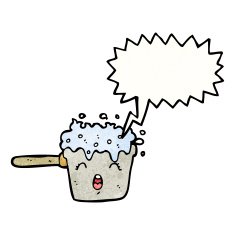 bubbling pan cartoon N5