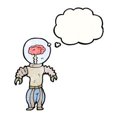 cartoon futuristic robot N15