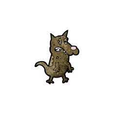 cartoon little dog N157