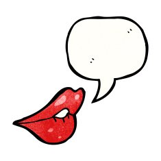 sexy lips cartoon N16
