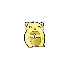 cartoon little teddy bear N26
