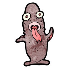 gross ugly fish cartoon N2