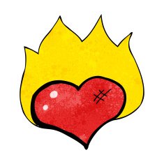 cartoon heart symbol N21