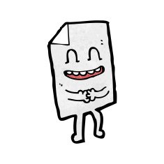 paper cartoon character N3