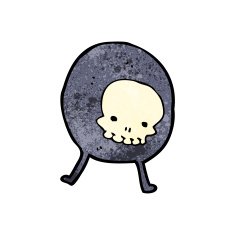 weird spooky monster cartoon N6