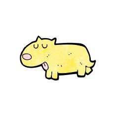 cartoon little dog N161