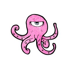 cartoon octopus alien N3