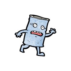 cartoon soda can character N13
