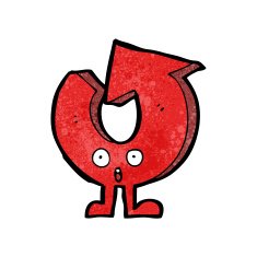 cartoon arrow man N3