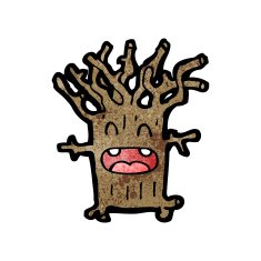 little tree cartoon character N9