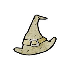 cartoon old pilgrim hat N3
