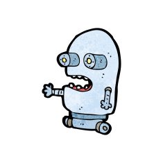 Cartoon Robot N450