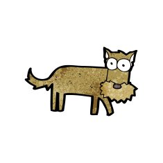cartoon little dog N163