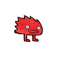 cartoon funny little monster N27