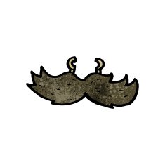 cartoon fake mustache N5
