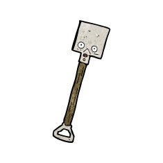 Cartoon Shovel N35