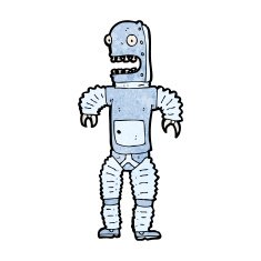 Cartoon Robot N451