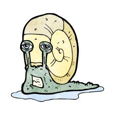 Cartoon Snail N154