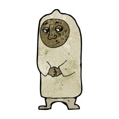 Cartoon Monk N10